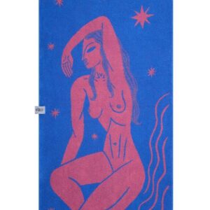 Полотенце TELO c рисунком ТИШИНА из коллекции ALINA VINOGRADOVA
